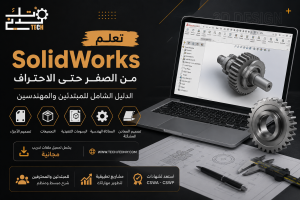 الدليل الشامل لتعلم SolidWorks من الصفر حتى الاحتراف في 2026